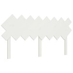 vidaXL Tăblie de pat, alb, 159,5x3x80,5 cm, lemn masiv de pin vidaXL Tăblie de pat, alb, 159,5x3x80,5 cm, lemn masiv de pin