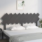 vidaXL Tăblie de pat, gri, 178x3x80,5 cm, lemn masiv de pin