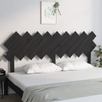 vidaXL Tăblie de pat, negru, 178x3x80,5 cm, lemn masiv de pin