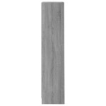 vidaXL Bibliotecă cu 3 niveluri gri sonoma 40x24x109 cm lemn compozit vidaXL Bibliotecă cu 3 niveluri gri sonoma 40x24x109 cm lemn compozit