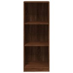 vidaXL Bibliotecă cu 3 niveluri stejar maro 40x24x109 cm lemn compozit vidaXL Bibliotecă cu 3 niveluri stejar maro 40x24x109 cm lemn compozit