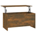 vidaXL Măsuță de cafea stejar fumuriu 102x55,5x52,5 cm lemn prelucrat