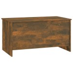 vidaXL Măsuță de cafea stejar fumuriu 102x55,5x52,5 cm lemn prelucrat
