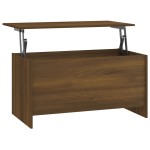 vidaXL Măsuță de cafea, stejar maro, 102x55,5x52,5 cm, lemn prelucrat vidaXL Măsuță de cafea, stejar maro, 102x55,5x52,5 cm, lemn prelucrat