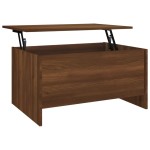 vidaXL Măsuță de cafea, stejar maro, 80x55,5x41,5 cm, lemn prelucrat vidaXL Măsuță de cafea, stejar maro, 80x55,5x41,5 cm, lemn prelucrat