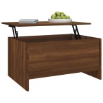 vidaXL Măsuță de cafea, stejar maro, 80x55,5x41,5 cm, lemn prelucrat vidaXL Măsuță de cafea, stejar maro, 80x55,5x41,5 cm, lemn prelucrat