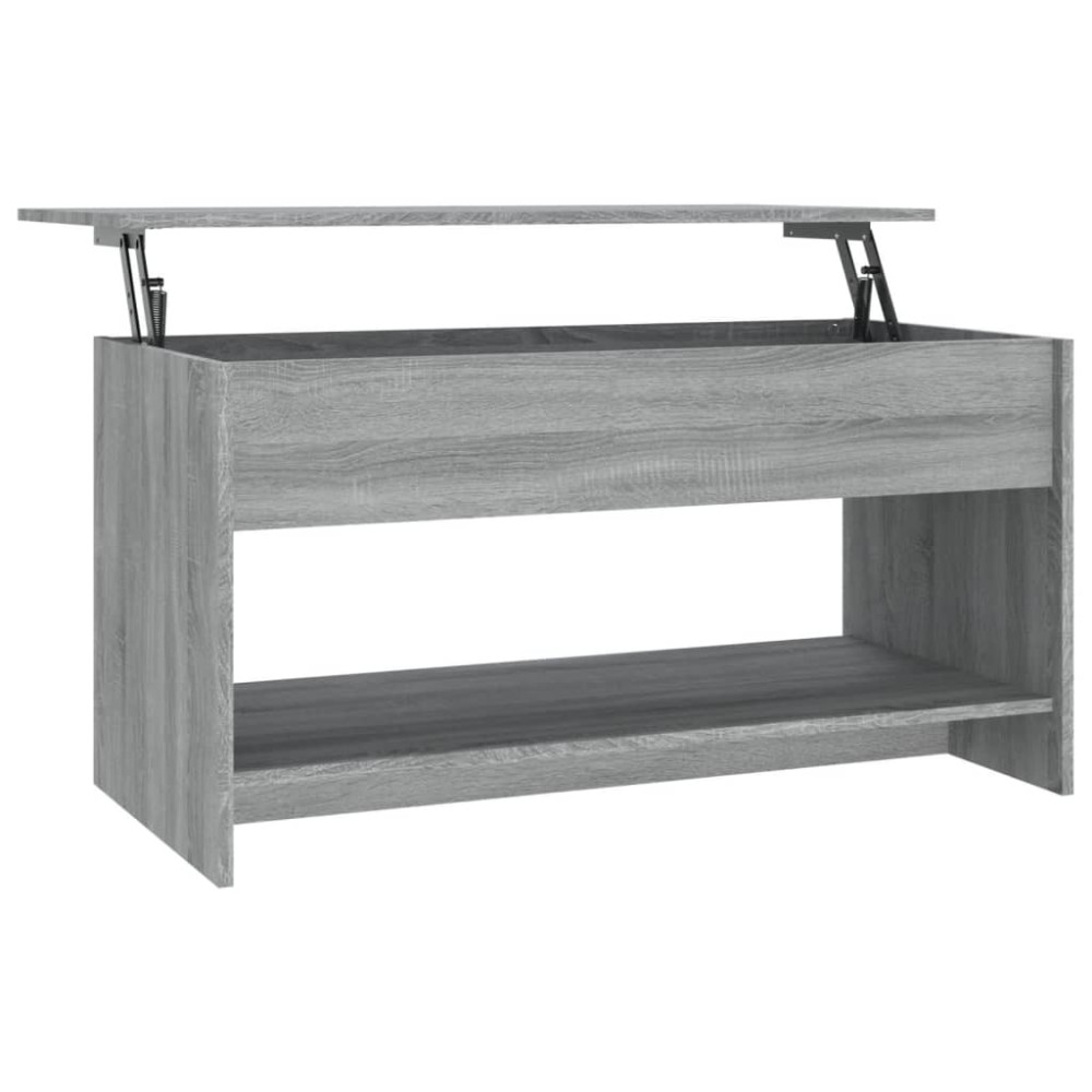vidaXL Măsuță de cafea, gri sonoma, 102x50x52,5 cm, lemn prelucrat