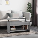 vidaXL Măsuță de cafea, gri sonoma, 102x50x52,5 cm, lemn prelucrat