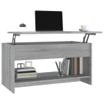 vidaXL Măsuță de cafea, gri sonoma, 102x50x52,5 cm, lemn prelucrat