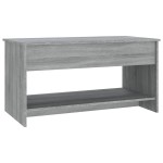 vidaXL Măsuță de cafea, gri sonoma, 102x50x52,5 cm, lemn prelucrat