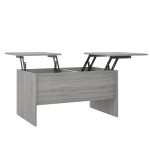 vidaXL Măsuță de cafea, gri sonoma, 80x50x42,5 cm, lemn prelucrat