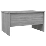 vidaXL Măsuță de cafea, gri sonoma, 80x50x42,5 cm, lemn prelucrat