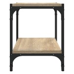 vidaXL Comodă TV, stejar sonoma, 40x33x41 cm, lemn prelucrat și oțel vidaXL Comodă TV, stejar sonoma, 40x33x41 cm, lemn prelucrat și oțel