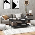 vidaXL Măsuță de cafea, negru, 100x50x40 cm, lemn prelucrat vidaXL Măsuță de cafea, negru, 100x50x40 cm, lemn prelucrat