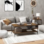 vidaXL Măsuță de cafea, stejar maro, 80x50x40 cm, lemn prelucrat vidaXL Măsuță de cafea, stejar maro, 80x50x40 cm, lemn prelucrat