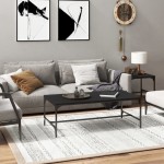 vidaXL Măsuță de cafea, negru, 80x50x35 cm, lemn prelucrat vidaXL Măsuță de cafea, negru, 80x50x35 cm, lemn prelucrat
