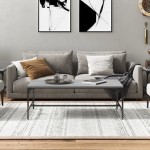 vidaXL Măsuță de cafea, gri sonoma, 80x50x35 cm, lemn prelucrat
