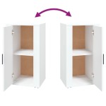 vidaXL Dulap, alb, 40x33x70 cm, lemn prelucrat