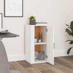 vidaXL Dulap, alb, 40x33x70 cm, lemn prelucrat