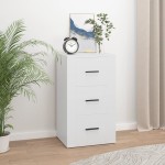 vidaXL Dulap, alb, 40x33x70 cm, lemn prelucrat