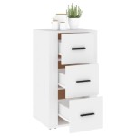 vidaXL Dulap, alb, 40x33x70 cm, lemn prelucrat