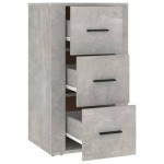 vidaXL Dulap, gri beton, 40x33x70 cm, lemn prelucrat vidaXL Dulap, gri beton, 40x33x70 cm, lemn prelucrat