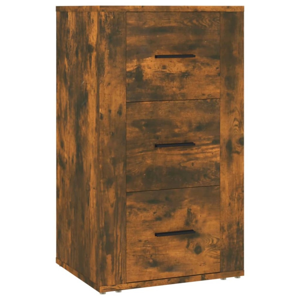 vidaXL Dulap, stejar fumuriu, 40x33x70 cm, lemn compozit