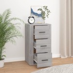 vidaXL Dulap, gri sonoma, 40x33x70 cm, lemn compozit