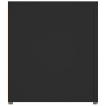 vidaXL Comode TV, 2 buc., negru, 80x31,5x36 cm, lemn prelucrat