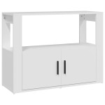 vidaXL Servantă, alb, 80x30x60 cm, lemn prelucrat vidaXL Servantă, alb, 80x30x60 cm, lemn prelucrat