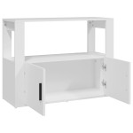 vidaXL Servantă, alb, 80x30x60 cm, lemn prelucrat vidaXL Servantă, alb, 80x30x60 cm, lemn prelucrat