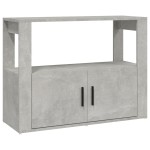 vidaXL Servantă, gri beton, 80x30x60 cm, lemn prelucrat vidaXL Servantă, gri beton, 80x30x60 cm, lemn prelucrat