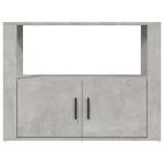 vidaXL Servantă, gri beton, 80x30x60 cm, lemn prelucrat vidaXL Servantă, gri beton, 80x30x60 cm, lemn prelucrat