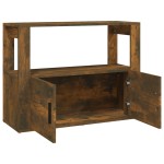 vidaXL Servantă, stejar fumuriu, 80x30x60 cm, lemn prelucrat vidaXL Servantă, stejar fumuriu, 80x30x60 cm, lemn prelucrat