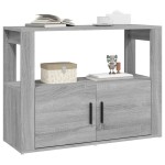 vidaXL Servantă, gri sonoma, 80x30x60 cm, lemn prelucrat