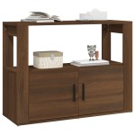 vidaXL Servantă, stejar maro, 80x30x60 cm, lemn prelucrat