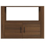 vidaXL Servantă, stejar maro, 80x30x60 cm, lemn prelucrat