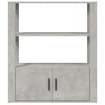 vidaXL Servantă, gri beton, 80x30x90 cm, lemn prelucrat vidaXL Servantă, gri beton, 80x30x90 cm, lemn prelucrat