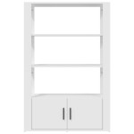 vidaXL Servantă, alb, 80x30x119,5 cm, lemn prelucrat vidaXL Servantă, alb, 80x30x119,5 cm, lemn prelucrat