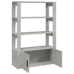 vidaXL Servantă, gri beton, 80x30x119,5 cm, lemn prelucrat vidaXL Servantă, gri beton, 80x30x119,5 cm, lemn prelucrat