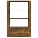 vidaXL Servantă, stejar fumuriu, 80x30x119,5 cm, lemn prelucrat