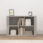 vidaXL Servantă, gri beton, 80x30x54 cm, lemn prelucrat vidaXL Servantă, gri beton, 80x30x54 cm, lemn prelucrat