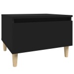vidaXL Mese laterale, 2 buc., negru, 50x46x35 cm, lemn compozit