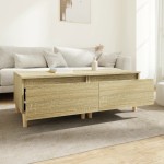 vidaXL Mese laterale 2 buc. stejar sonoma 50x46x35 cm lemn compozit