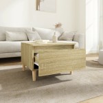 vidaXL Mese laterale 2 buc. stejar sonoma 50x46x35 cm lemn compozit