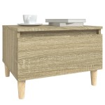 vidaXL Mese laterale 2 buc. stejar sonoma 50x46x35 cm lemn compozit