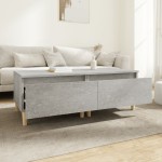 vidaXL Mese laterale, 2 buc., gri beton, 50x46x35 cm, lemn compozit