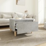vidaXL Mese laterale, 2 buc., gri beton, 50x46x35 cm, lemn compozit
