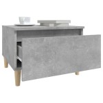 vidaXL Mese laterale, 2 buc., gri beton, 50x46x35 cm, lemn compozit