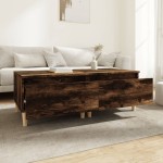 vidaXL Mese laterale 2 buc. stejar fumuriu 50x46x35 cm lemn compozit
